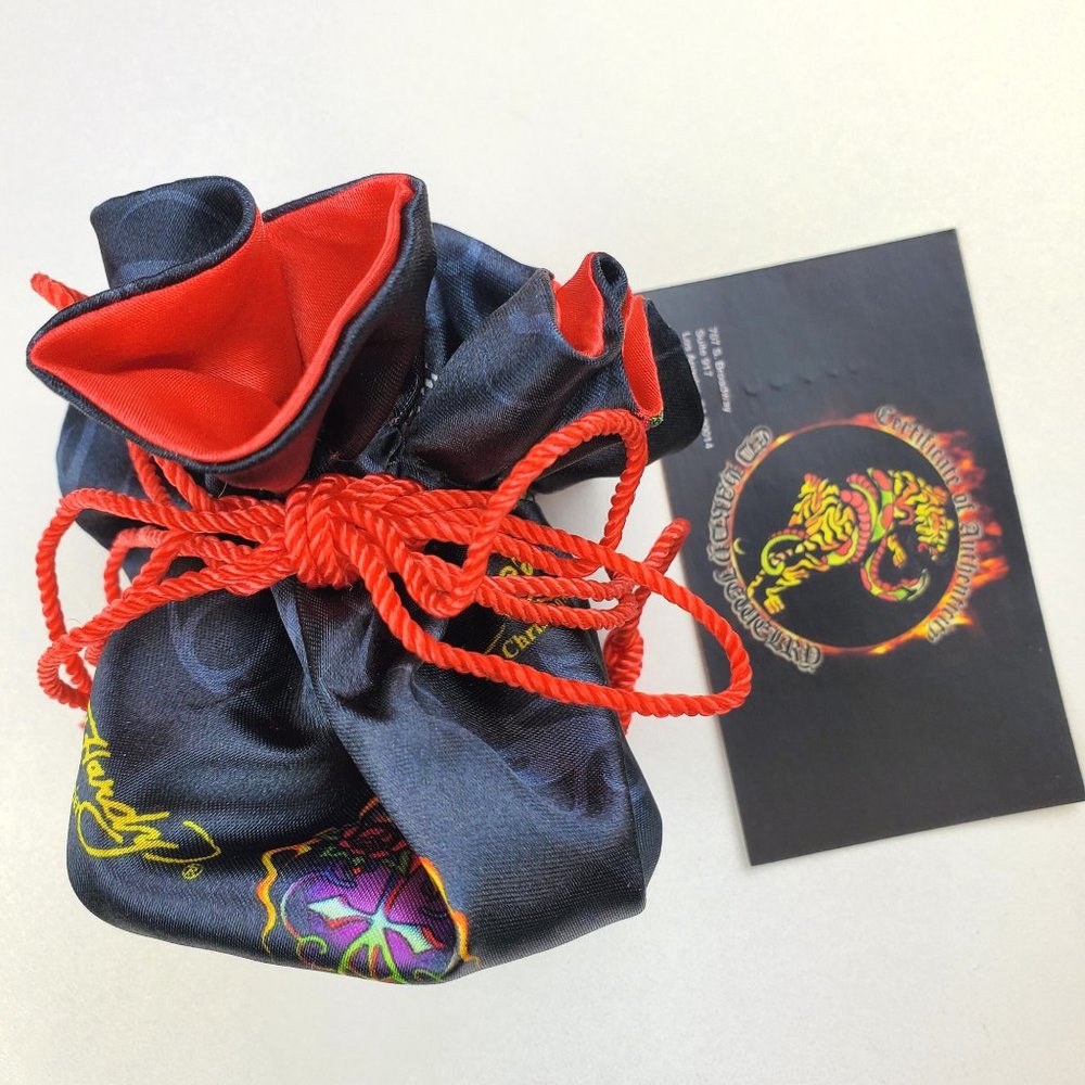 ED HARDY by Christian Audigier / VINTAGE Necklace / Triple Rose Drop Necklace - Picture 8 of 10